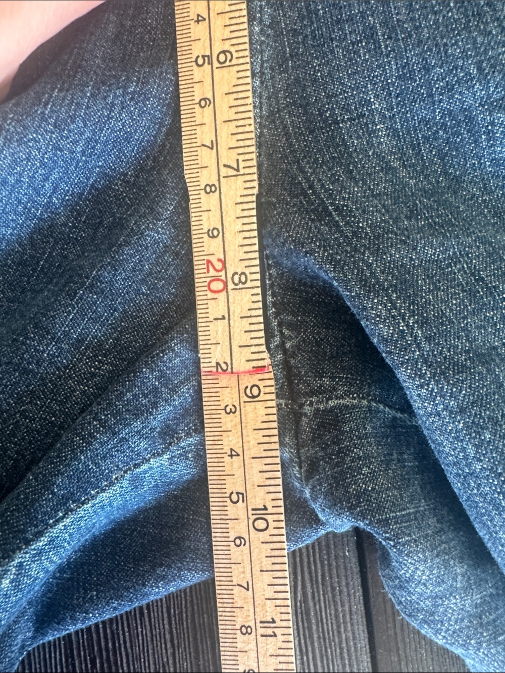 Embroidered Daisy Halogen Wide Leg Statement Jeans Sailor Button Denim Pants 10 - Picture 10 of 12